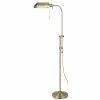 Hot Sale 🔥 Cal Lighting 10" Adjustable Height Durable Metal Floor Lamp In Antique Brass 😉