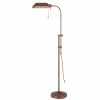 Brand new ⌛ Cal Lighting Pharmacy 10" Adjustable Durable Metal Floor Lamp In Rust Brown 🎁