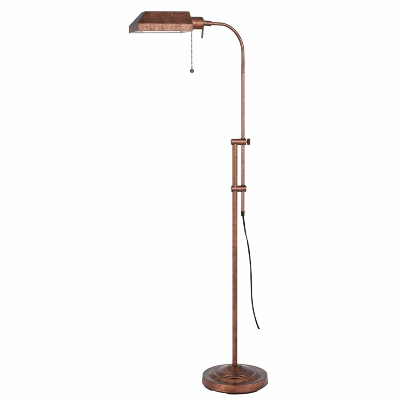 Brand new ⌛ Cal Lighting Pharmacy 10" Adjustable Durable Metal Floor Lamp In Rust Brown 🎁 3 Brand new ⌛ Cal Lighting Pharmacy 10" Adjustable Durable Metal Floor Lamp In Rust Brown 🎁