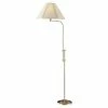 Cheap 🌟 Cal Lighting 19" Mid-Century 3-way Metal Floor Lamp In Antique Brass 🔥