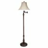 New 🧨 Cal Lighting 16" Traditional Metal Floor Lamp With Swing Arm In Brown 🌟