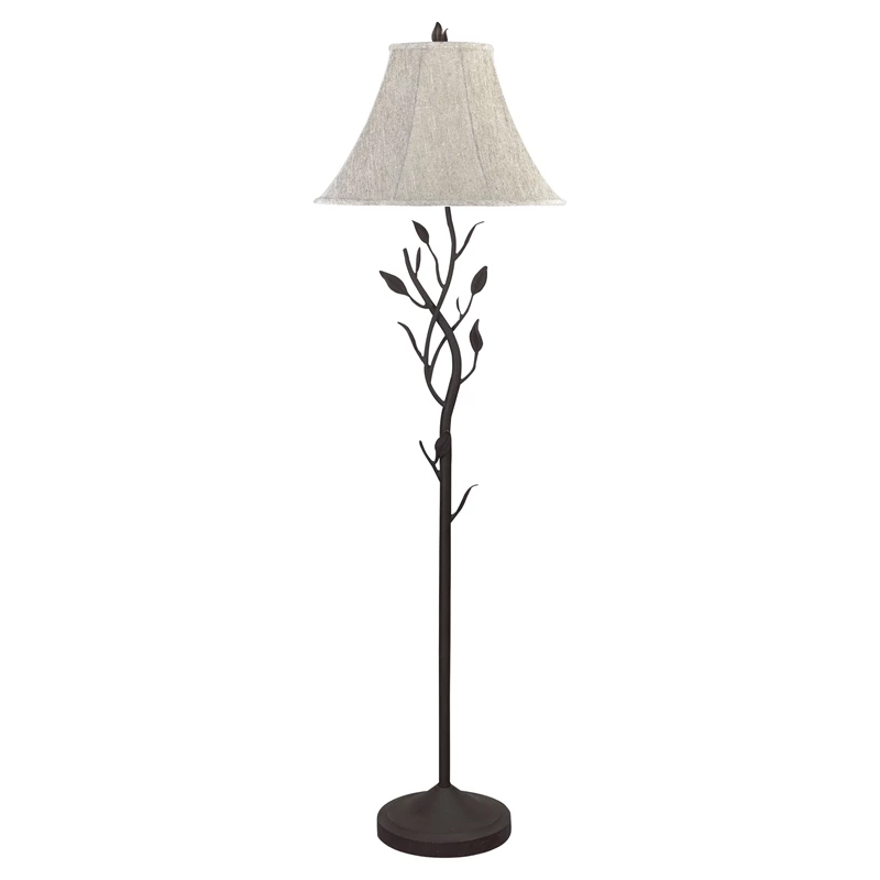 Cheapest ✨ Cal Lighting 17" Transitional Metal Floor Lamp With Leaf Design In Black 🎉 3 Cheapest ✨ Cal Lighting 17" Transitional Metal Floor Lamp With Leaf Design In Black 🎉