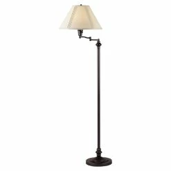 Brand new ✔️ Cal Lighting 16" Traditional Metal Floor Lamp With Swing Arm In Dark Bronze ⭐