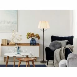 Best reviews of 🧨 Cal Lighting 18" Traditional 6-way Metal Floor Lamp In Dark Bronze 👏 -Henn&Hart shop 1355891 1 L