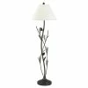 Wholesale 🎁 Cal Lighting 18" Durable Metal And Fabric Floor Lamp In Brown/White ✔️ -Henn&Hart shop 1358288 1 L