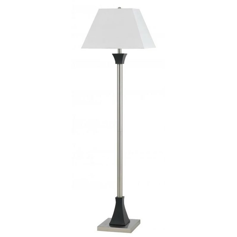 Buy โ๏ธ Cal Lighting Hotel 12" Square Durable Metal Floor Lamp In Silver/White ๐ 4 Buy โ๏ธ Cal Lighting Hotel 12" Square Durable Metal Floor Lamp In Silver/White ๐ - Image 2