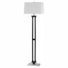 Cheap 👏 Cal Lighting Hotel 10" Durable Metal Floor Lamp With Spider Shade In Black/White ⌛