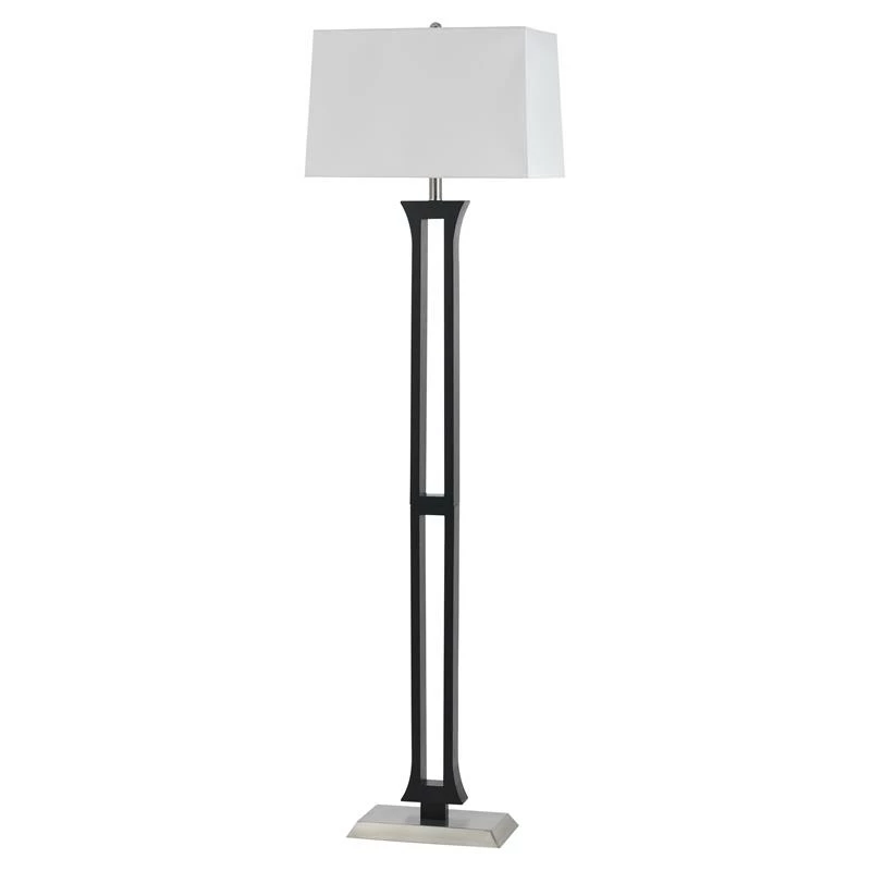 Cheap 👏 Cal Lighting Hotel 10" Durable Metal Floor Lamp With Spider Shade In Black/White ⌛ 3 Cheap 👏 Cal Lighting Hotel 10" Durable Metal Floor Lamp With Spider Shade In Black/White ⌛
