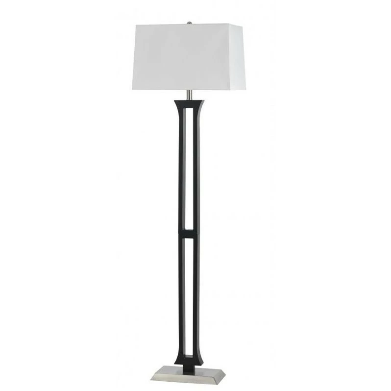 Cheap 👏 Cal Lighting Hotel 10" Durable Metal Floor Lamp With Spider Shade In Black/White ⌛ 4 Cheap 👏 Cal Lighting Hotel 10" Durable Metal Floor Lamp With Spider Shade In Black/White ⌛ - Image 2