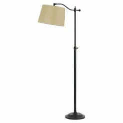 Coupon โค๏ธ Cal Lighting Wilmington 14" Durable Metal Floor Lamp In Dark Bronze โญ