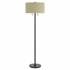 Top 10 🥰 Cal Lighting Calais 17" Round Durable Metal Floor Lamp In Dark Bronze 😀