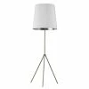 Wholesale 🔔 Dainolite Metal Modern 1 Light Tripod Satin Chrome Floor Lamp 🎉