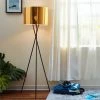 Flash Sale 😉 Teamson Design Versanora Cara Tripod Metal Floor Lamp In Gold 🤩