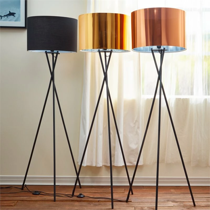 New โจ Teamson Design Versanora Cara Tripod Metal Floor Lamp In Black ๐ 6 New โจ Teamson Design Versanora Cara Tripod Metal Floor Lamp In Black ๐ - Image 4