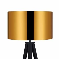Deals 👏 Teamson Design Versanora Romanza Tripod Floor Lamp In Gold ✔️ -Henn&Hart shop 1380733 2 L