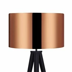 Top 10 🥰 Teamson Design Versanora Romanza Tripod Metal Floor Lamp In Copper 🛒 -Henn&Hart shop 1380734 2 L
