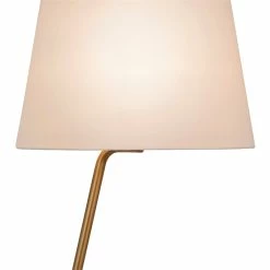 Outlet 😍 Henn&Hart 19" Brass Metal/Fabric Floor Lamp 🤩 -Henn&Hart shop 1922580 3 L