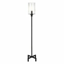 New 🧨 Henn&Hart 13" Blackened Bronze Metal/Glass Floor Lamp 😉 -Henn&Hart shop 1922581 2 L