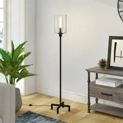 New 🧨 Henn&Hart 13" Blackened Bronze Metal/Glass Floor Lamp 😉 -Henn&Hart shop 1922581 6 L