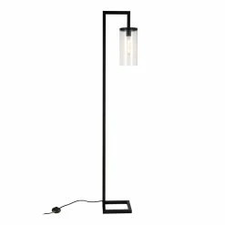 Best reviews of 🎉 Henn&Hart 11" Blackened Bronze Metal/Glass Floor Lamp ⭐ -Henn&Hart shop 1922584 2 L