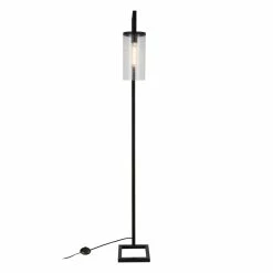 Best reviews of 🎉 Henn&Hart 11" Blackened Bronze Metal/Glass Floor Lamp ⭐ -Henn&Hart shop 1922584 7 L