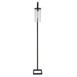 Best reviews of 🎉 Henn&Hart 11" Blackened Bronze Metal/Glass Floor Lamp ⭐ -Henn&Hart shop 1922584 8 L