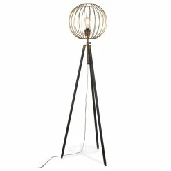 Cheapest 😀 Henn&Hart 24" Antique Brass Finish Metal Floor Lamp ⭐ -Henn&Hart shop 1922585 3 L