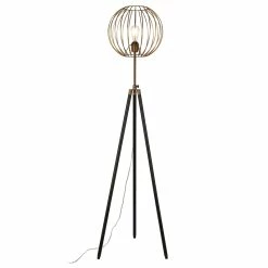 Cheapest 😀 Henn&Hart 24" Antique Brass Finish Metal Floor Lamp ⭐ -Henn&Hart shop 1922585 5 L