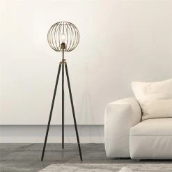 Cheapest 😀 Henn&Hart 24" Antique Brass Finish Metal Floor Lamp ⭐ -Henn&Hart shop 1922585 7 L