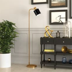 Brand new 👏 Henn&Hart 15" Brass Metal Floor Lamp 🌟 -Henn&Hart shop 1922604 11 L