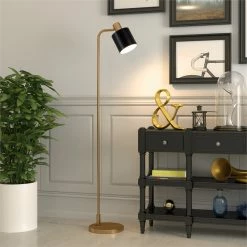 Brand new 👏 Henn&Hart 15" Brass Metal Floor Lamp 🌟 -Henn&Hart shop 1922604 4 L