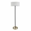 Wholesale ⭐ Henn&Hart 20" Matte Black/Brass Metal/Fabric Floor Lamp 🔥 -Henn&Hart shop 1922605 L
