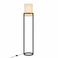 Cheapest 🤩 Henn&Hart 12" Blackened Bronze Metal/Fabric Floor Lamp 😍 -Henn&Hart shop 1941307 3 L