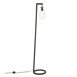 Hot Sale 🧨 Henn&Hart 13" Blackened Bronze Metal/Glass Floor Lamp ✨ -Henn&Hart shop 1974862 11 L