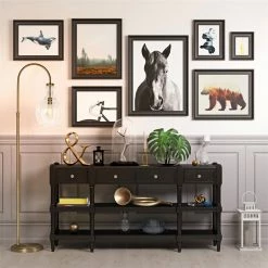 Discount 😉 Henn&Hart 12" Brass Metal/Glass Floor Lamp 🎉 -Henn&Hart shop 1974867 10 L