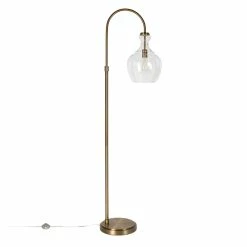 Discount 😉 Henn&Hart 12" Brass Metal/Glass Floor Lamp 🎉 -Henn&Hart shop 1974867 8 L