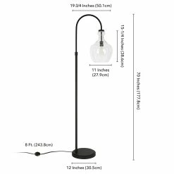 Budget ๐ฅ Henn&Hart 12" Blackened Bronze Metal/Glass Floor Lamp ๐ 17 Budget ๐ฅ Henn&Hart 12" Blackened Bronze Metal/Glass Floor Lamp ๐ -Henn&Hart shop 1974869 5 L