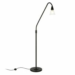 Deals 💯 Henn&Hart 12" Blackened Bronze Metal/Glass Floor Lamp ✨ -Henn&Hart shop 1974872 12 L