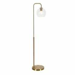 Discount 😉 Henn&Hart 12" Brass Metal/Glass Floor Lamp 👍 18 Discount 😉 Henn&Hart 12" Brass Metal/Glass Floor Lamp 👍 -Henn&Hart shop 1984763 2 L