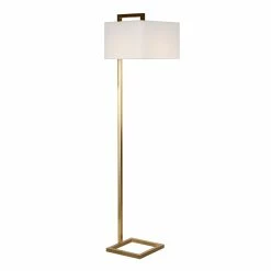 Hot Sale 🥰 Henn&Hart 16" Brass Metal/Fabric Floor Lamp ✨ 15 Hot Sale 🥰 Henn&Hart 16" Brass Metal/Fabric Floor Lamp ✨ -Henn&Hart shop 1984771 2 L
