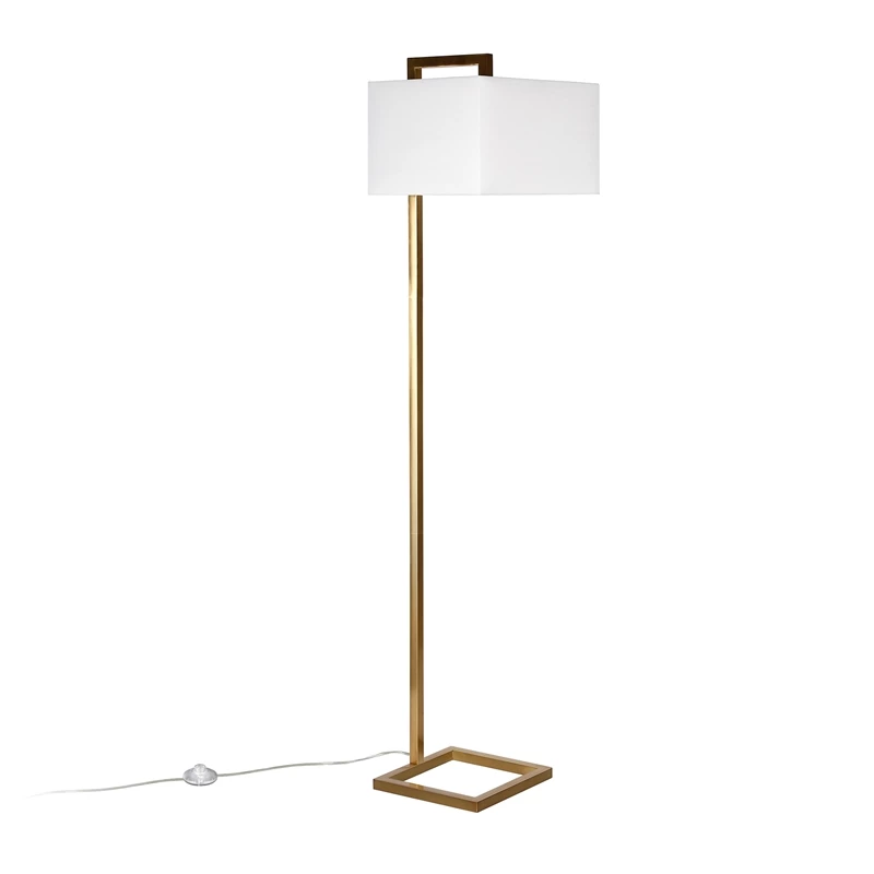 Hot Sale 🥰 Henn&Hart 16" Brass Metal/Fabric Floor Lamp ✨ 11 Hot Sale 🥰 Henn&Hart 16" Brass Metal/Fabric Floor Lamp ✨ - Image 9