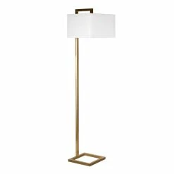 Hot Sale ๐ฅฐ Henn&Hart 16" Brass Metal/Fabric Floor Lamp โจ