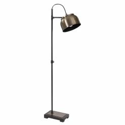 Best deal 🎁 Uttermost Bessemer Industrial Floor Lamp In Antique Brass 👏 -Henn&Hart shop 2000463 13 L
