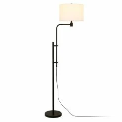 New ✨ Henn&Hart 24" Blackened Bronze Metal/Fabric Floor Lamp 🤩 -Henn&Hart shop 2005419 7 L