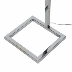 Coupon 🥰 Henn&Hart 16" Polished Nickel Metal/Fabric Floor Lamp 👍 -Henn&Hart shop 2005420 7 L