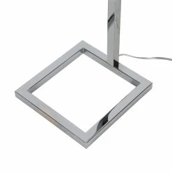 Coupon 😉 Henn&Hart 11" Polished Nickel Metal/Glass Floor Lamp 🎁 -Henn&Hart shop 2005421 8 L