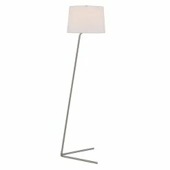 New 👍 Pemberly Row 60.75" Mid Century Tilted Floor Lamp With Fabric Shade In Nickel 🎉 14 New 👍 Pemberly Row 60.75" Mid Century Tilted Floor Lamp With Fabric Shade In Nickel 🎉 -Henn&Hart shop 2014357 2 L