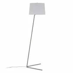 New 👍 Pemberly Row 60.75" Mid Century Tilted Floor Lamp With Fabric Shade In Nickel 🎉 20 New 👍 Pemberly Row 60.75" Mid Century Tilted Floor Lamp With Fabric Shade In Nickel 🎉 -Henn&Hart shop 2014357 8 L