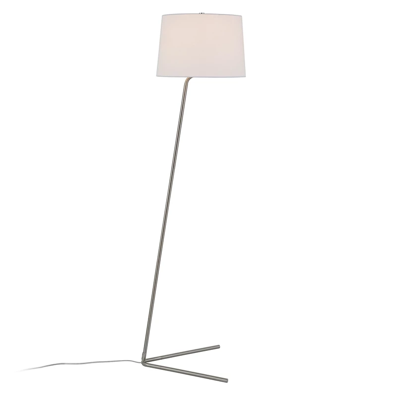 New 👍 Pemberly Row 60.75" Mid Century Tilted Floor Lamp With Fabric Shade In Nickel 🎉 12 New 👍 Pemberly Row 60.75" Mid Century Tilted Floor Lamp With Fabric Shade In Nickel 🎉 - Image 10