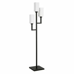 Wholesale 🔥 Henn&Hart 19" Blackened Bronze Metal/Fabric Floor Lamp 🛒